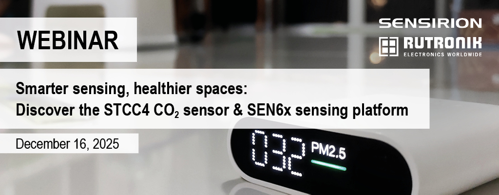 Sensirion Webinars