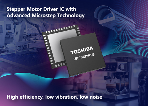 Teaser image Toshiba Next gen stepper motor driver with Advanced Microstep Technology