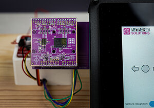 Demo for AI control with radar-based gesture control Rutronik System Solutions Demo for AI control with radar-based gesture control