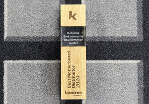 Kontron's "Best Motherboard Distributor 2024" award Rutronik has once again been honored by Kontron with the title of "Best Motherboard Distributor of 2024" and the "Top Sales Partner of 2025"