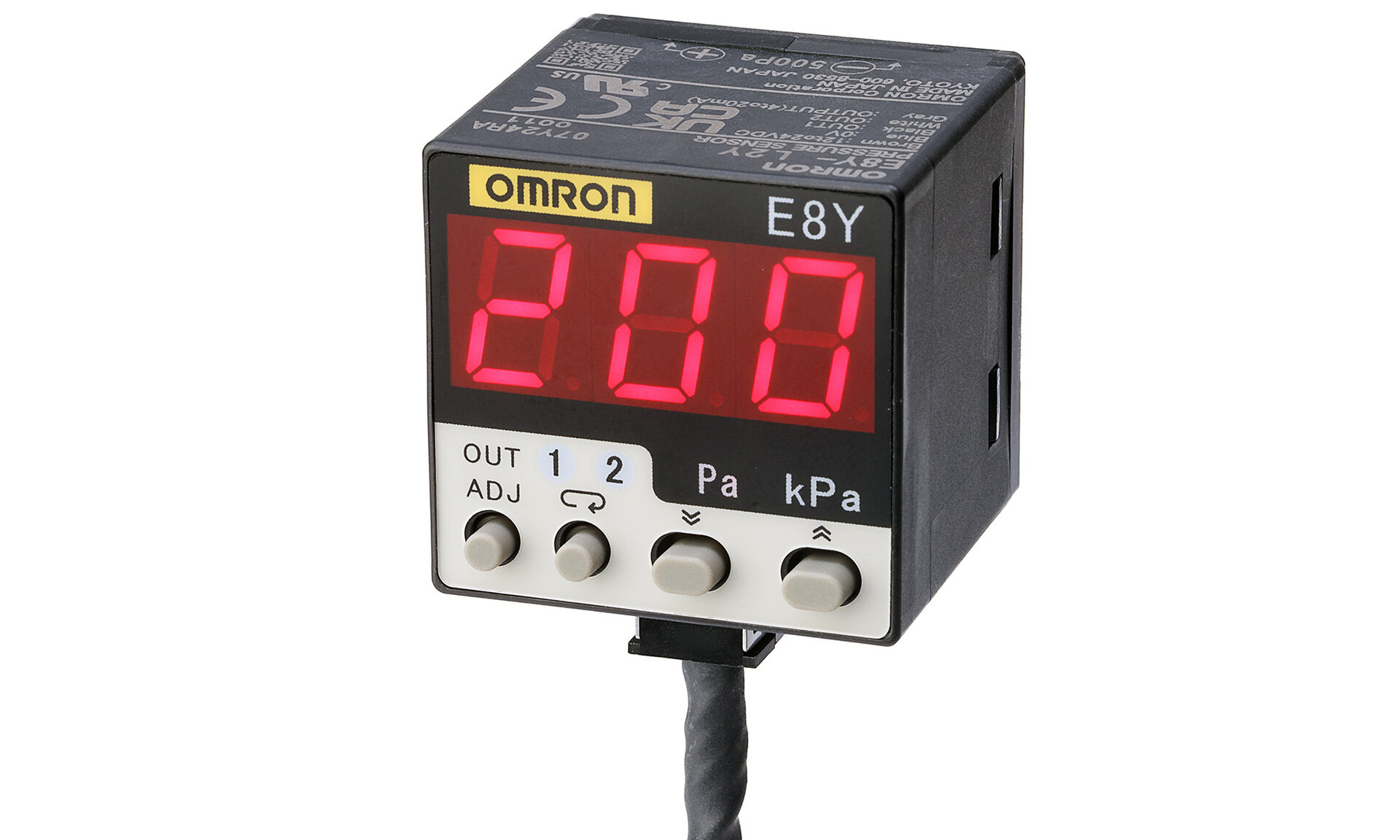 OMRON E8Y-L Pressure Display