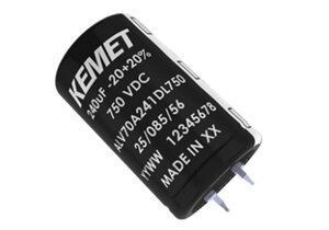 ALV70 series from KEMET ALV70 capacitor series from KEMET (YAGEO Group)