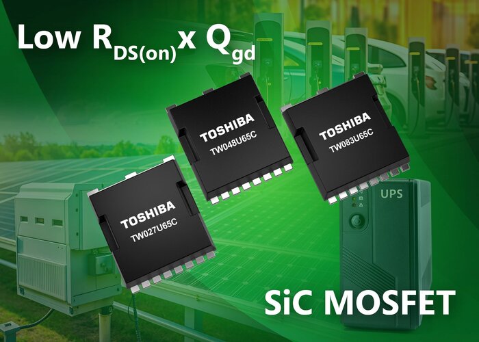 Taser picture Toshiba SiC MOSFET low RDS(on) ×Qgd 
