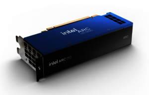 Optimized for professional applications and AI workflows: the powerful Intel® Arc™ Pro B50 graphics card. Optimized for professional applications and AI workflows: the powerful Intel® Arc™ Pro B50 graphics card.
