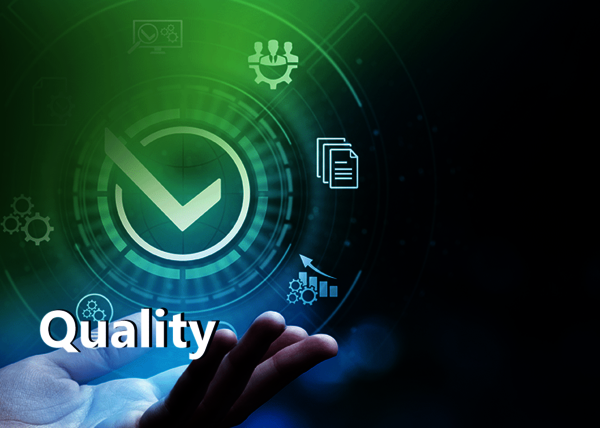 Mood Image Toshiba: Quality designed‑in and built‑in, not inspected‑in.