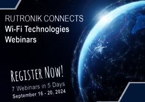 Webinars Rutronik connects: Wi-Fi Solutions Webinars Rutronik connects: Wi-Fi Solutions