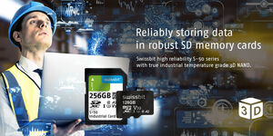 Reliable data storage with robust DS memory cards. Reliably storing data in robust DS memory cards.