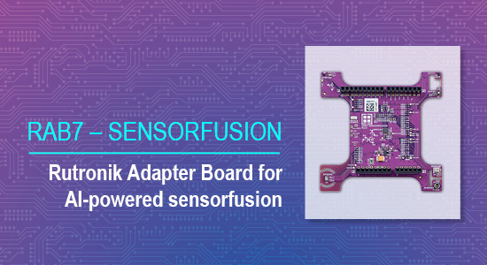 Header Mobile Rutronik Adapter Board – RAB7 for AI-powered Sensorfusion