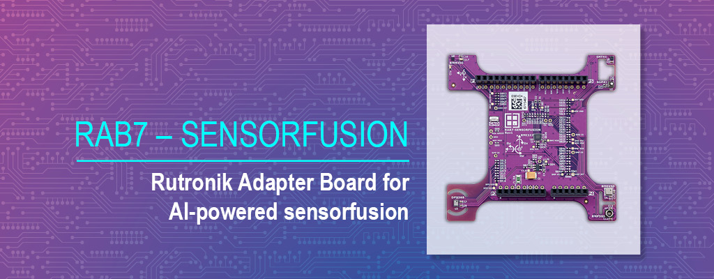 Header Tablet Rutronik Adapter Board – RAB7 for AI-powered Sensorfusion