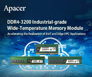 Apacer: DDR4-3200 Industrial-grade Wide-Temperature Memory Module Apacher DDR4