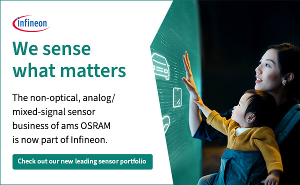 Banner: We sense what matters about Infineon and ams Osram are combining forces