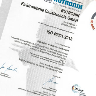 Rutronik Zertifikat